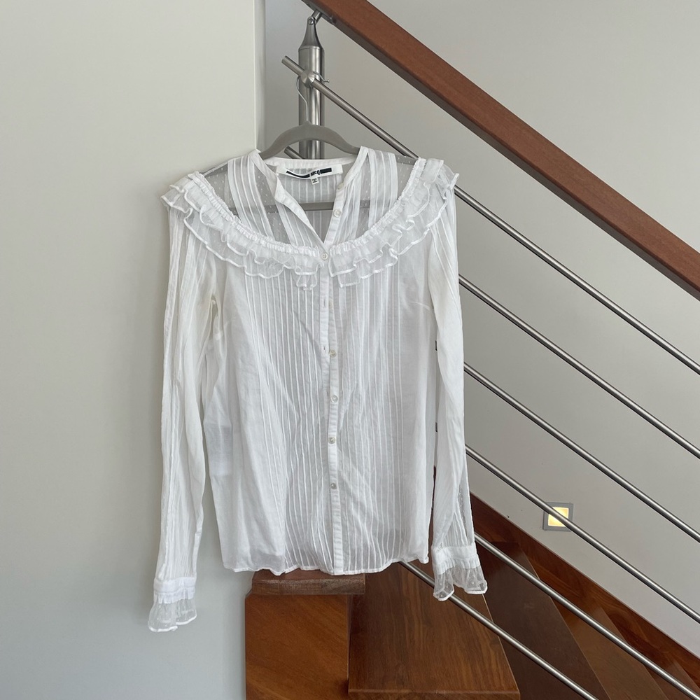 McQ by Alexander McQueen White Blouse